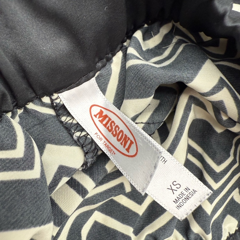 Missoni for Target Black and White Zigzag Pajama Pants- Size XS - Picture 7 of 8